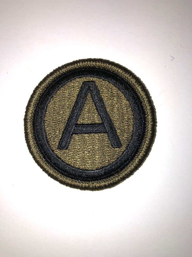 3rd U.S. Army Subdued Shoulder Patch Insignia