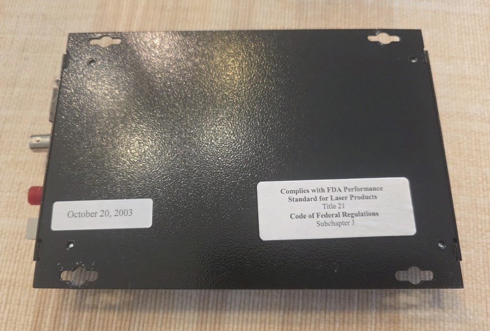 Interlogix IFS VR1930WDM FM Video Receiver/Data Transceiver SM Laser