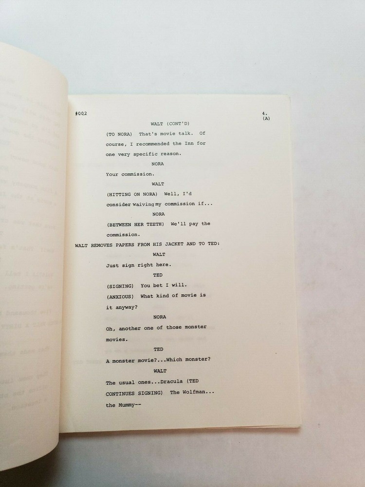 STRUCK BY LIGHTNING / Michael Russnow 1979 TV Script, FRANKENSTEIN'S MONSTER