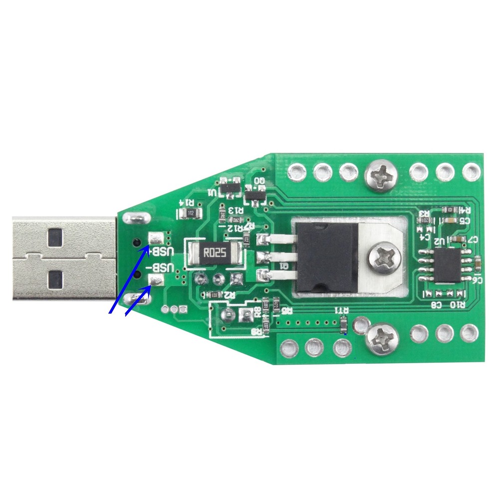 USB Adjustable Constant Current electronic load Tester for QC2.0 Power Bank CA