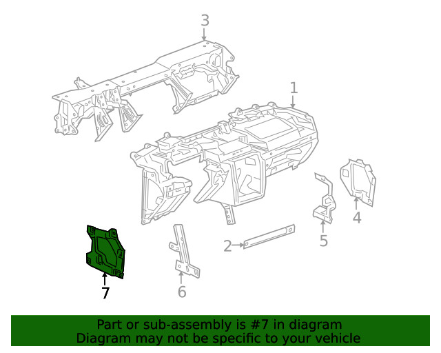 Genuine GM Lower Bracket 22695370