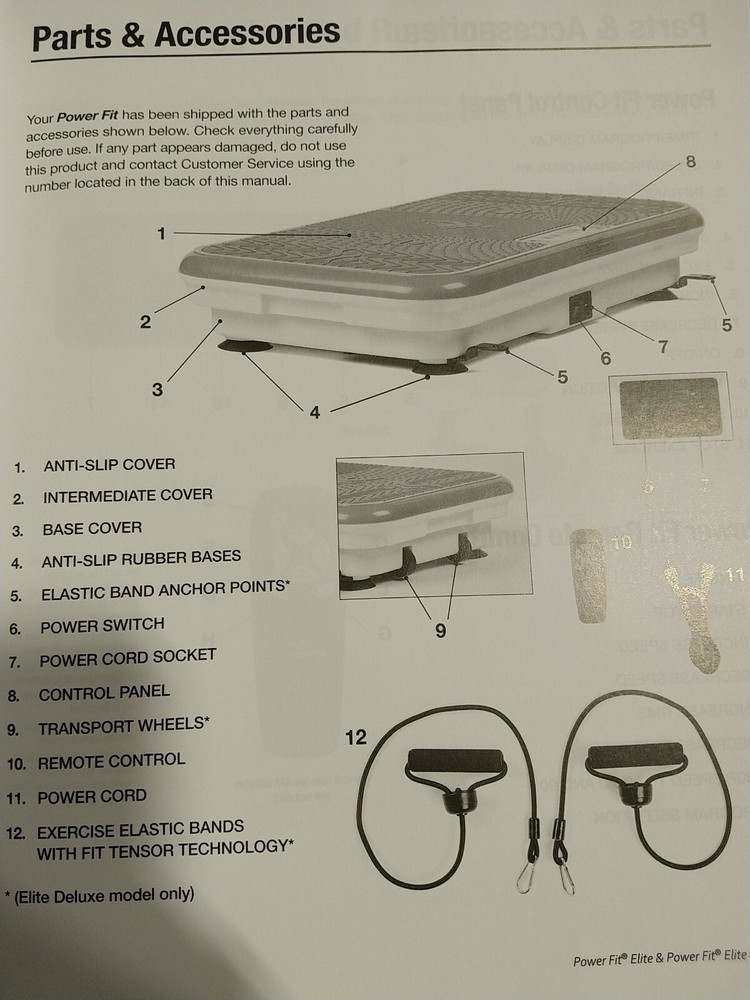 Powerfit Elite DELUXE SMART vibration platform exercise machine NEW (aa)