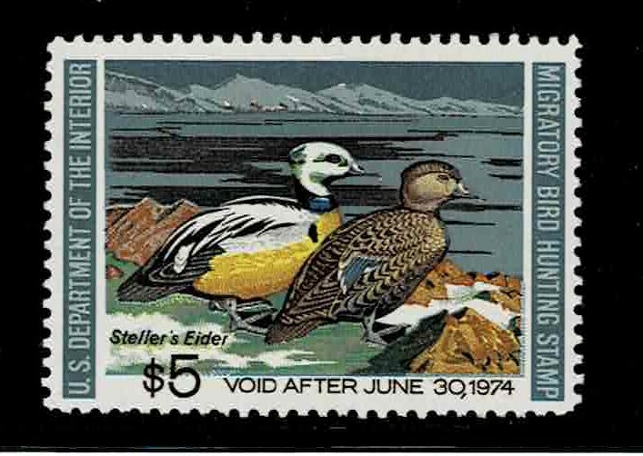 SINGLE    Face Value Duck Stamps   RW 40