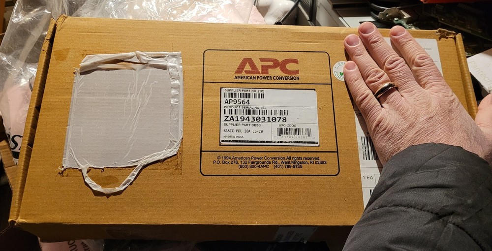 APC AP9564 Basic PDU 20Amp L5-20 Open Box - Brand New