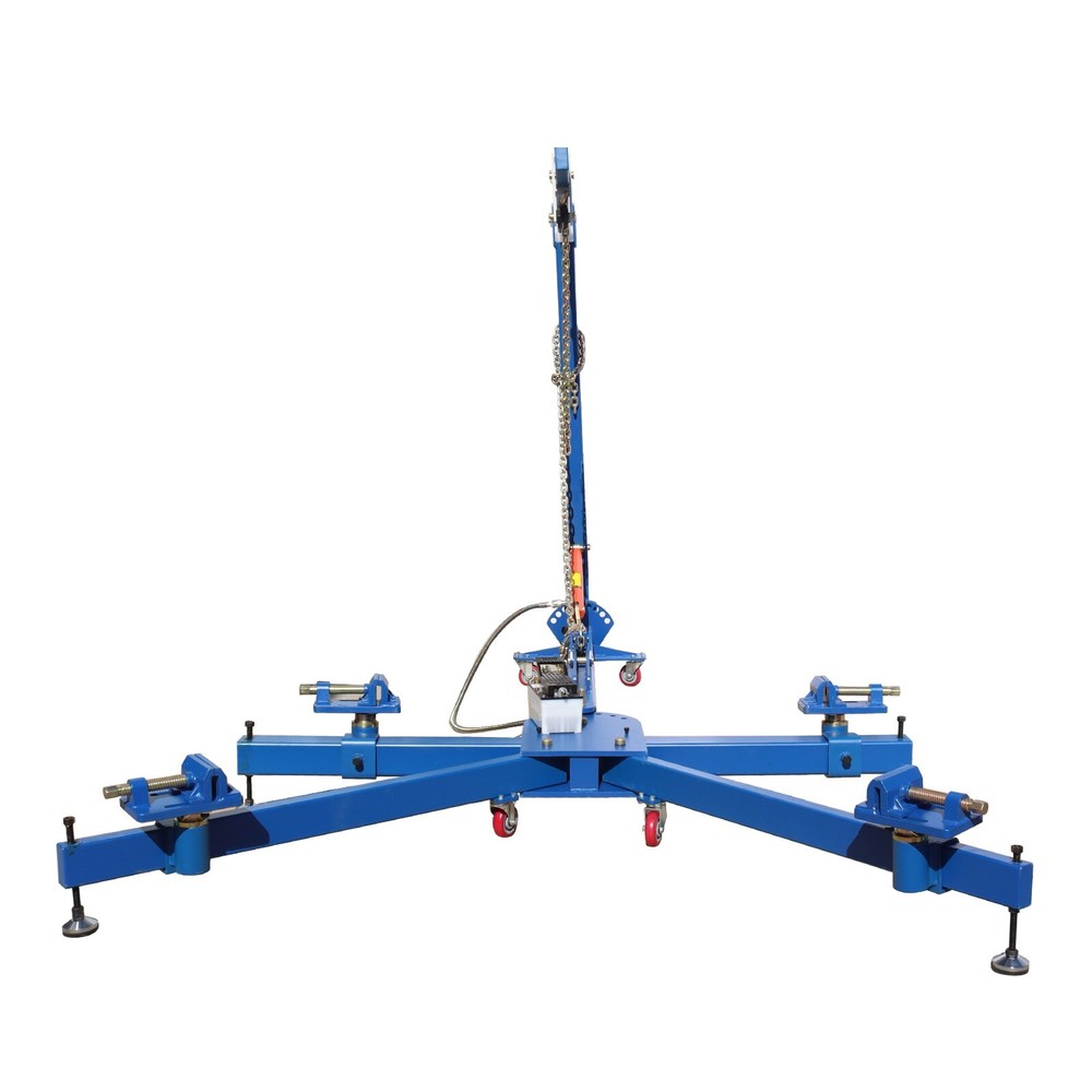 7716lbs Loading Capacity Auto Body Frame Puller Straightener w/attachment Tools