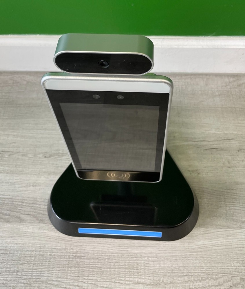 Table Top Facial Access Control, Time Clock & Temperature Sensing Kiosk