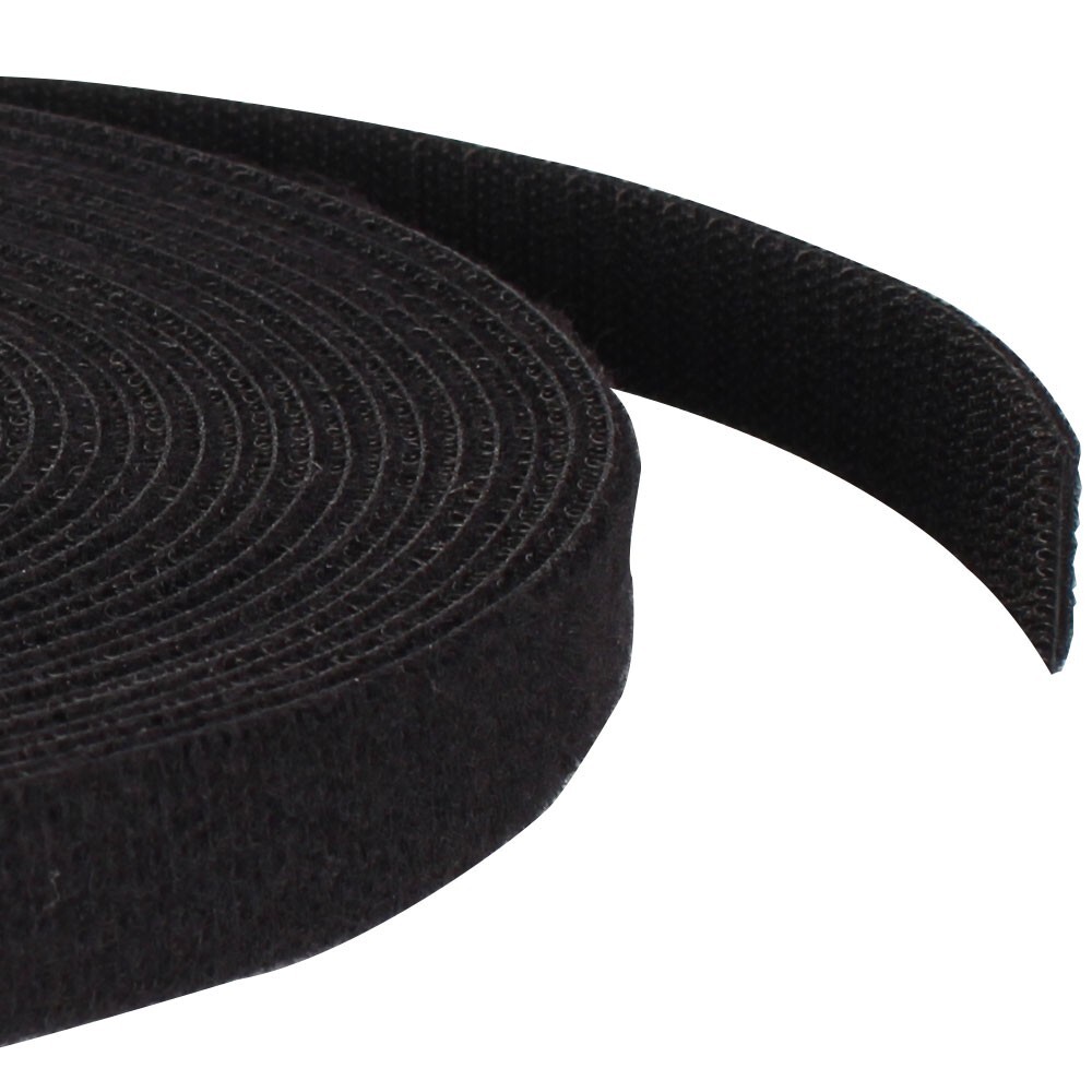 Skywalker Double-Sided Hook & Loop Tape (3/4" Wide x 25' Long Roll, Black)