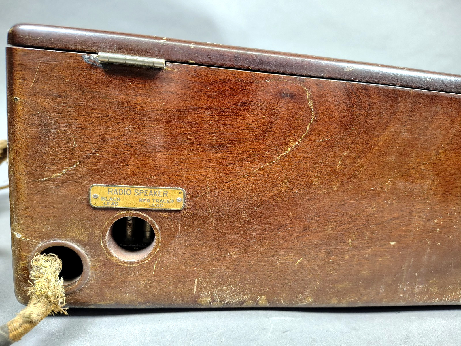 Atwater-Kent Model 33 Antique Vintage Tube & Bakelite Radio AC Receiver AS-IS