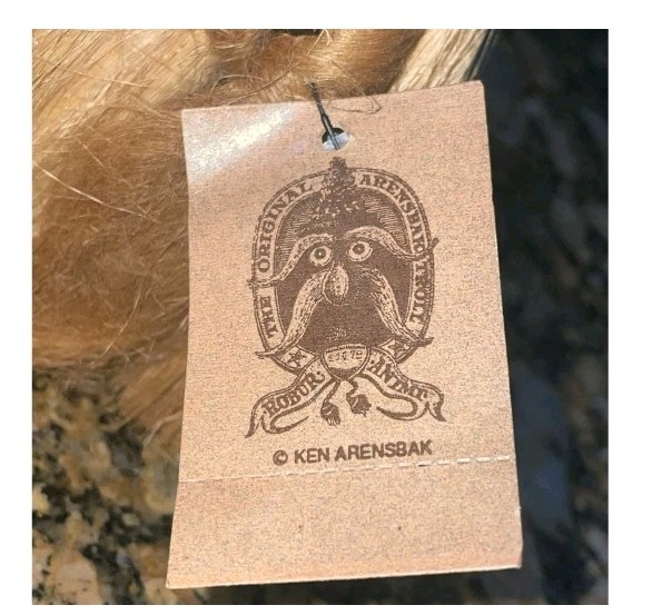 Ken Arensbak Troll Forest VTG 1970s 5 Arts Studio Folk Art Pinecone Hat 8" Tall