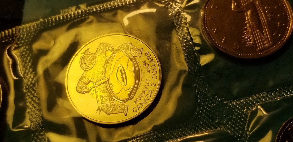 1999 Canada Nunavut Mule Error Mint Proof Like Set Extremely Rare Set.