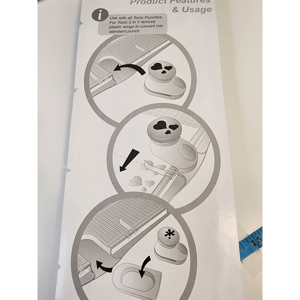 IONIC Border Maker System with Paper Punch - 2 piece lot
