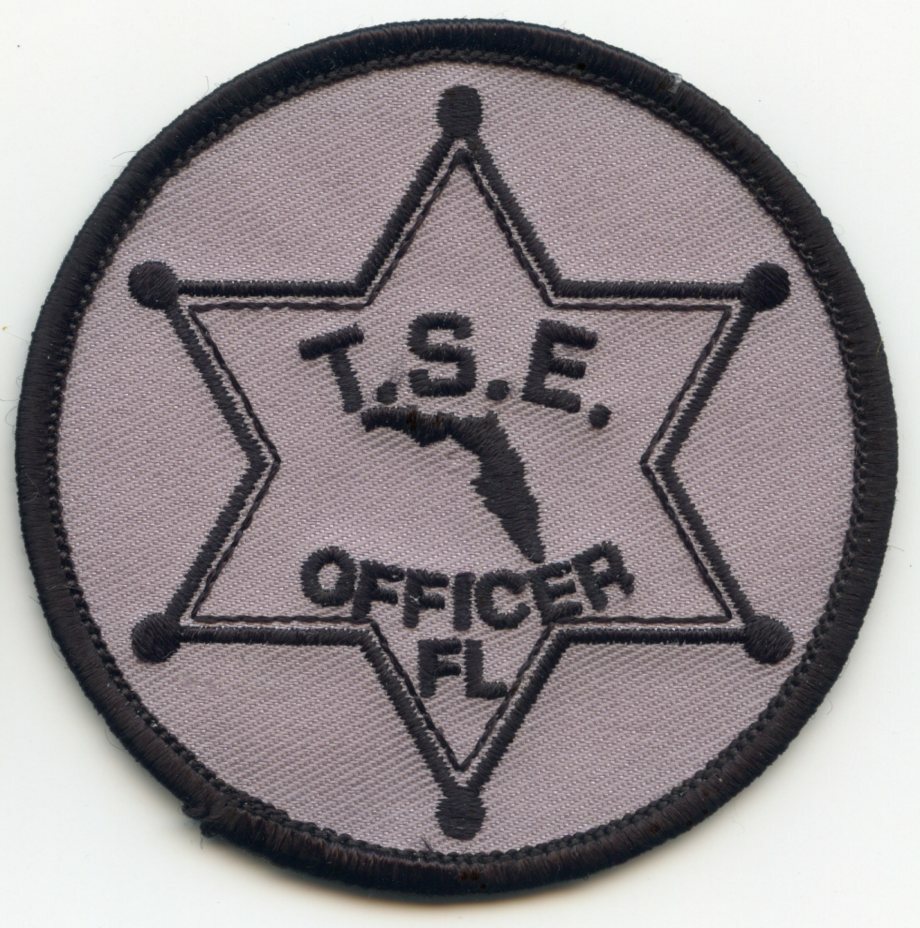 TACTICAL SECURITY ENFORCEMENT FLORIDA FL 2 patches SECURITY police PATCH