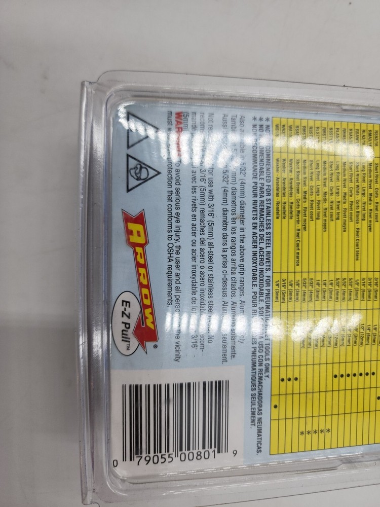 Arrow E-Z Pull Rivet Tool Model RH200 In Original Package.
