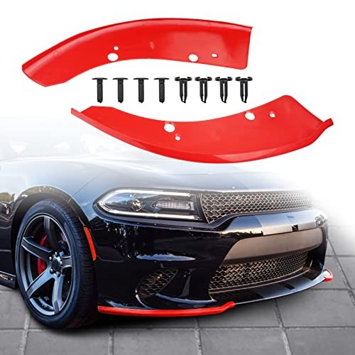 Front Bumper Lip Splitter Protector Compatible with Dodge Charger SRT