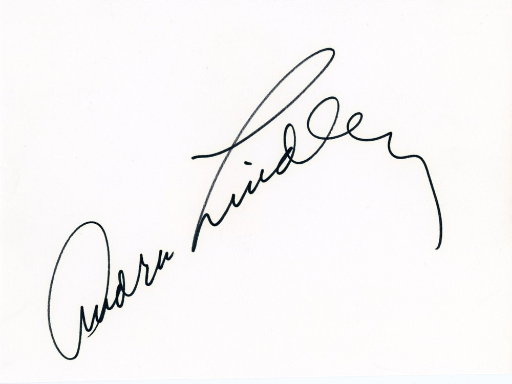 Audra Lindley - Signed Paper