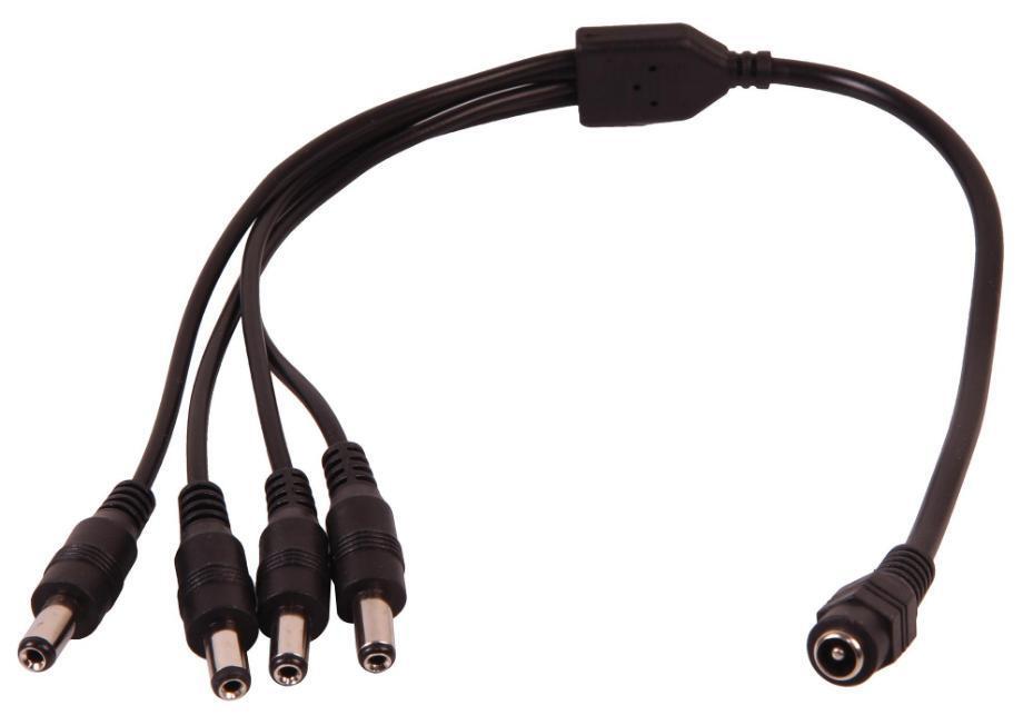 4 Side Splitter Cable for Inline PSU - HAY-PSU-4WAYSPLIT