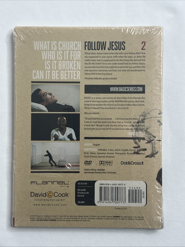 BASIC FOLLOW JESUS 2 - Francis Chan DVD NEW/SEALED