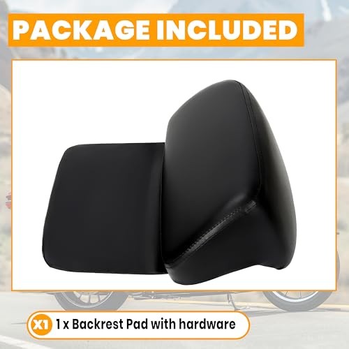 Chopped Razor Motorcycle Trunk Backrest Pad Compatible with 14-24 Harley