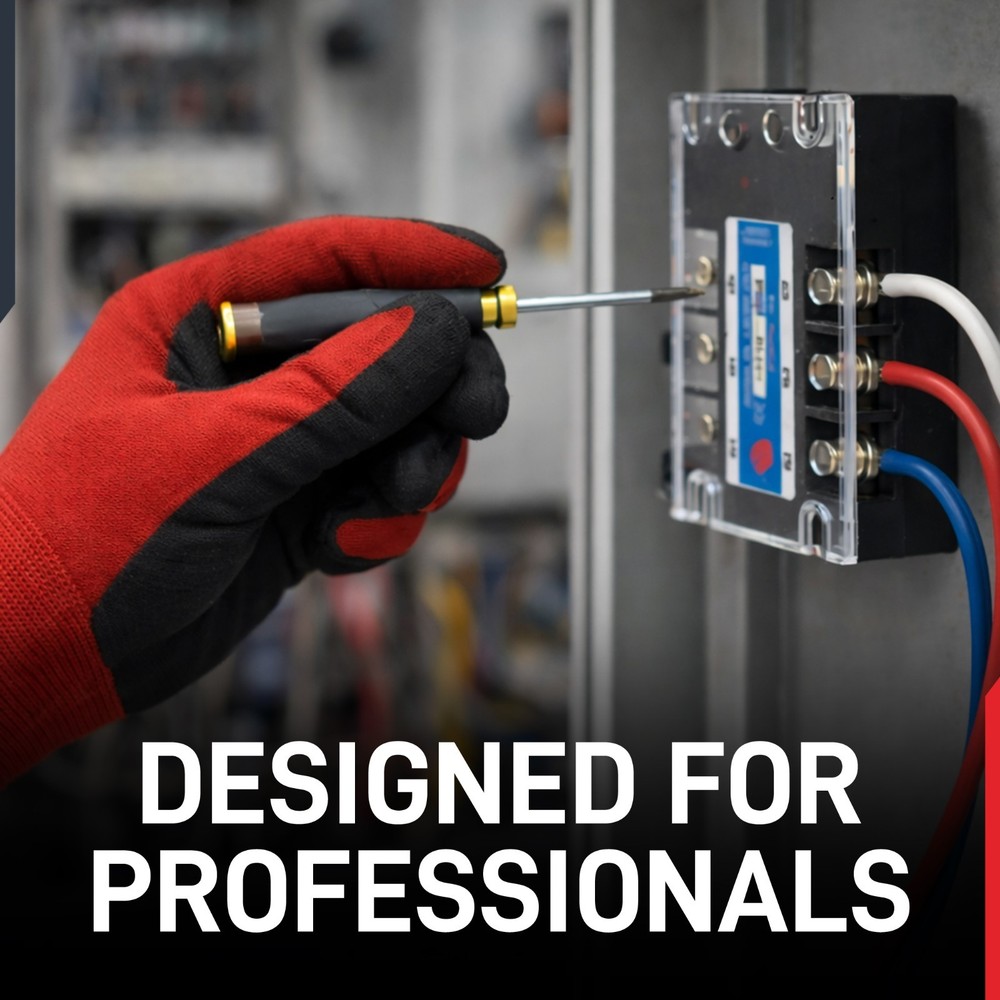 200 Amp DA 3 Phase Solid State Relay Module SSR - DC to AC - 3-32VDC - 24-480VAC