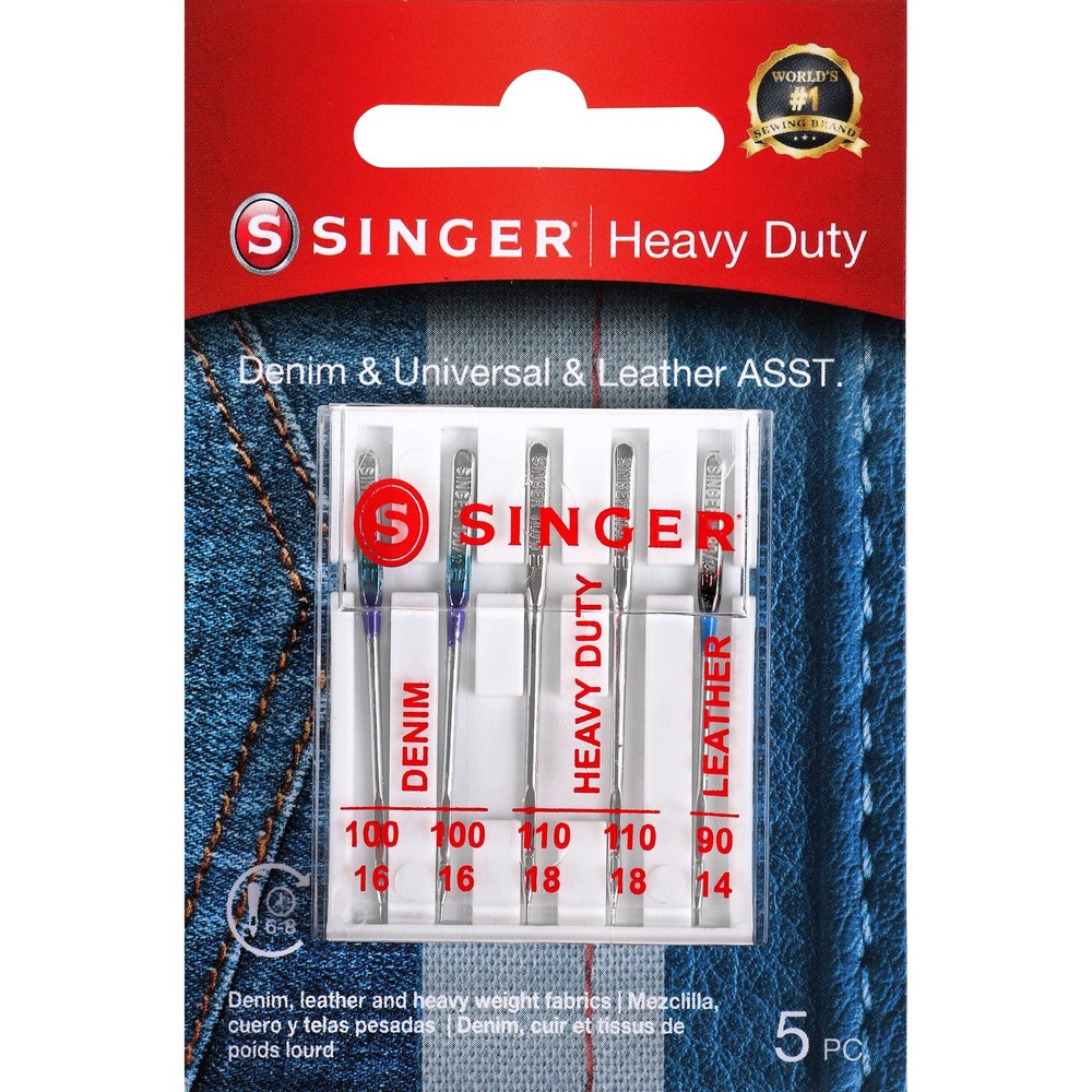 Singer 04801 Universal Heavy Duty Sewing Machine 5-Count, multi-colored