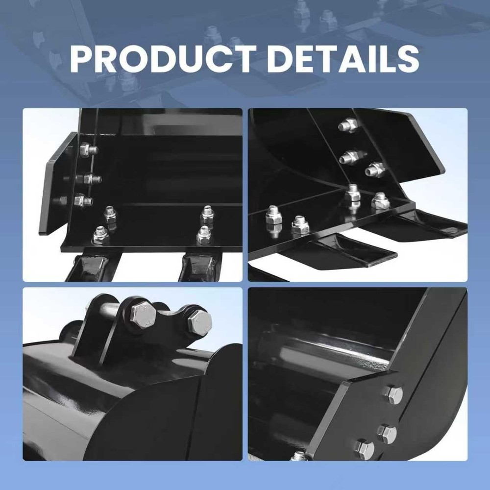 20inch Mini Excavators 500mm Width Bucket Attachments For 1-2 Tons Small Digger