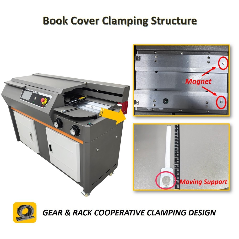 A4 Automatic Book Binding Machine 220V, Binding Thickness 2.36'', Length 13.39''