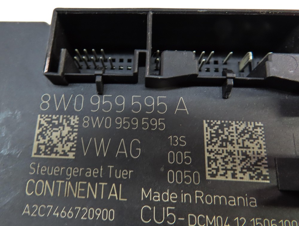 2017 AUDI A4 (B9 8W) REAR LEFT DOOR CONTROL MODULE