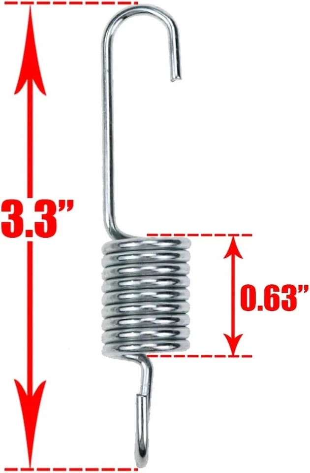 Modengzhe 3 PCS Motorcycle Kickstand Return Spring Set, Side Stand Spring...