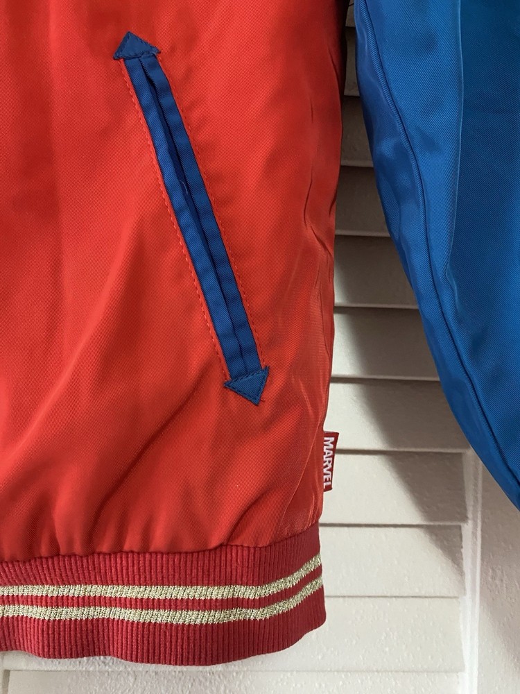 Disney Captain Marvel Child’s Jacket, Size 7/8.