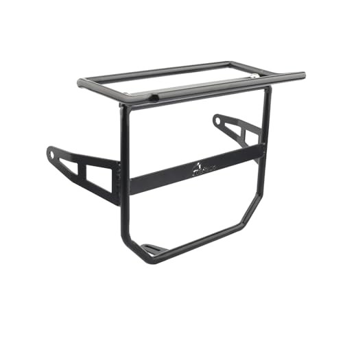 Motorcycle Front Luggage Storage Rack Bracket with Headlight Guard Function