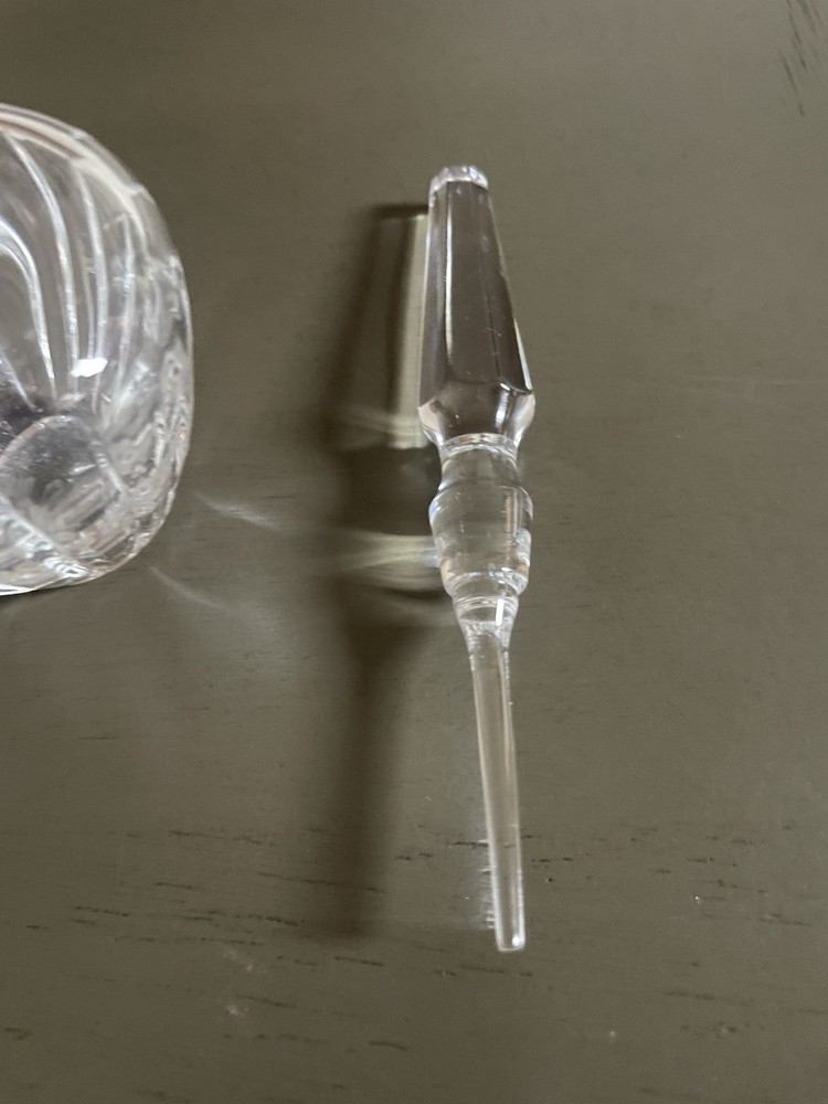 Perfume Decanter Bottle - Clear Crystal.