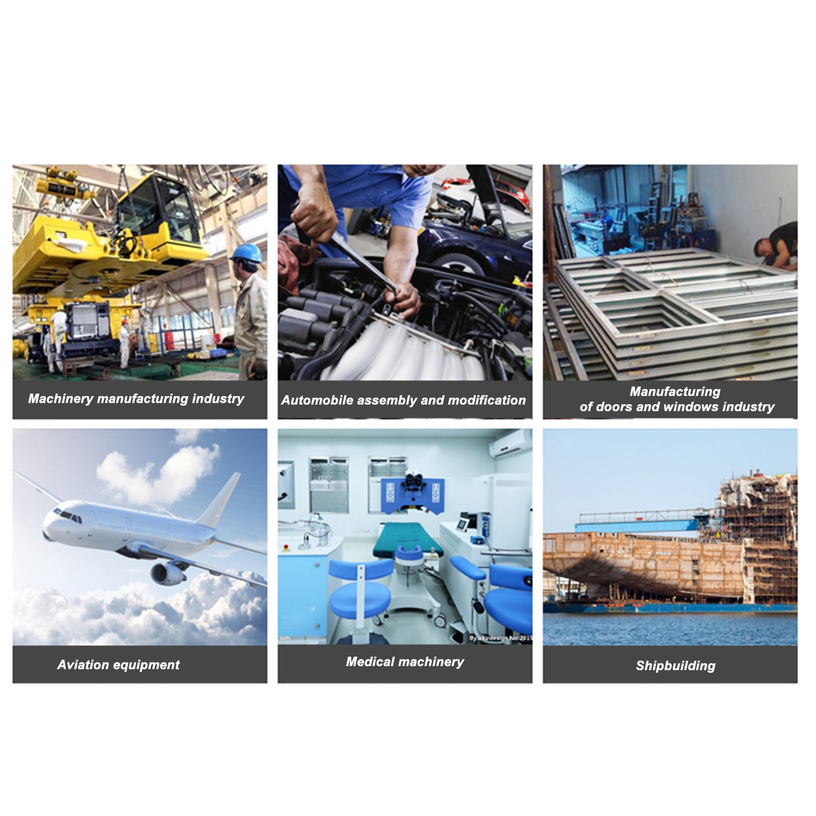 6-Piece SAE & Metric Rivet Nut Tool Set Manual Rivet Nut