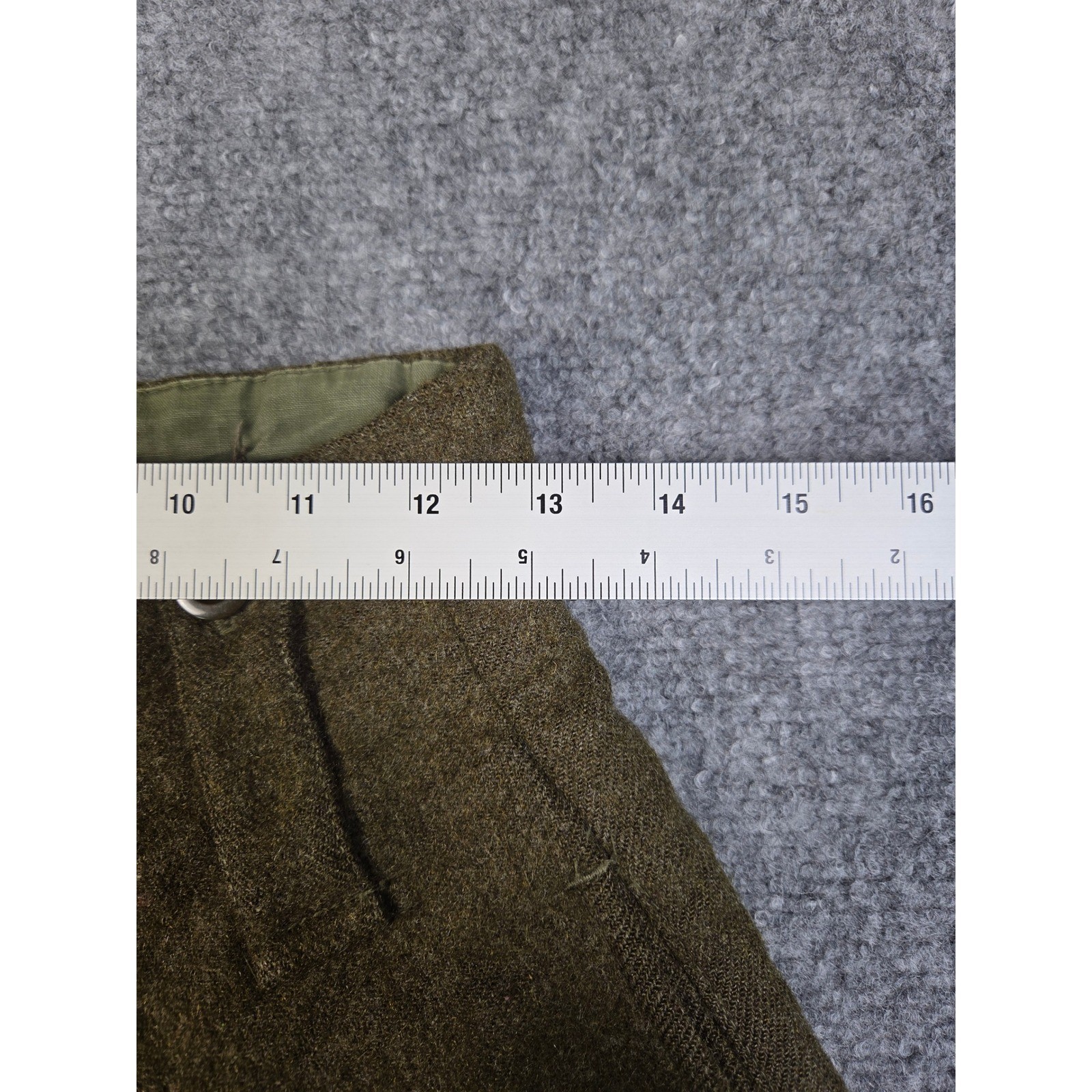 Vintage 1961 Bluvend Motecht Dutch Military Wool Pants Field Pants Brown 44