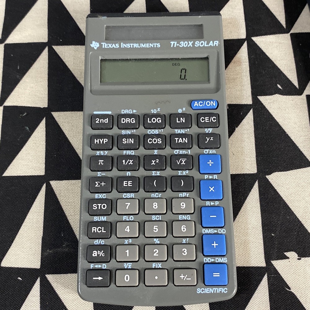 Texas Instrument Ti-30x Solar Calculator