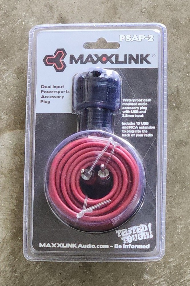MB Quart - Dual-Input Accessory Plug - Black Maxxlink Psap-2