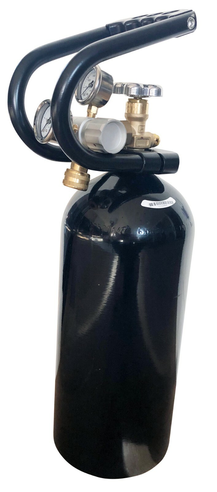 10lb CO2 Cylinder with Handle and Adjustable 250PSI Regulator for Offroad Tires