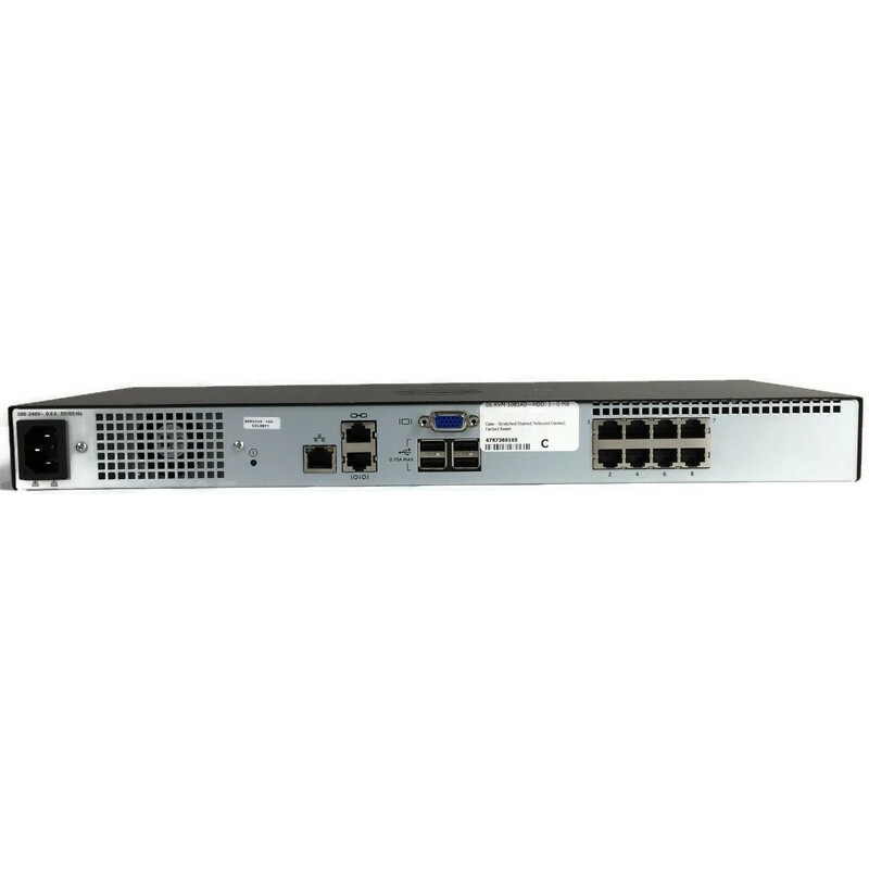 Dell PowerEdge KVM 1081AD 8-Port Remote Server Console Switch 36JDV