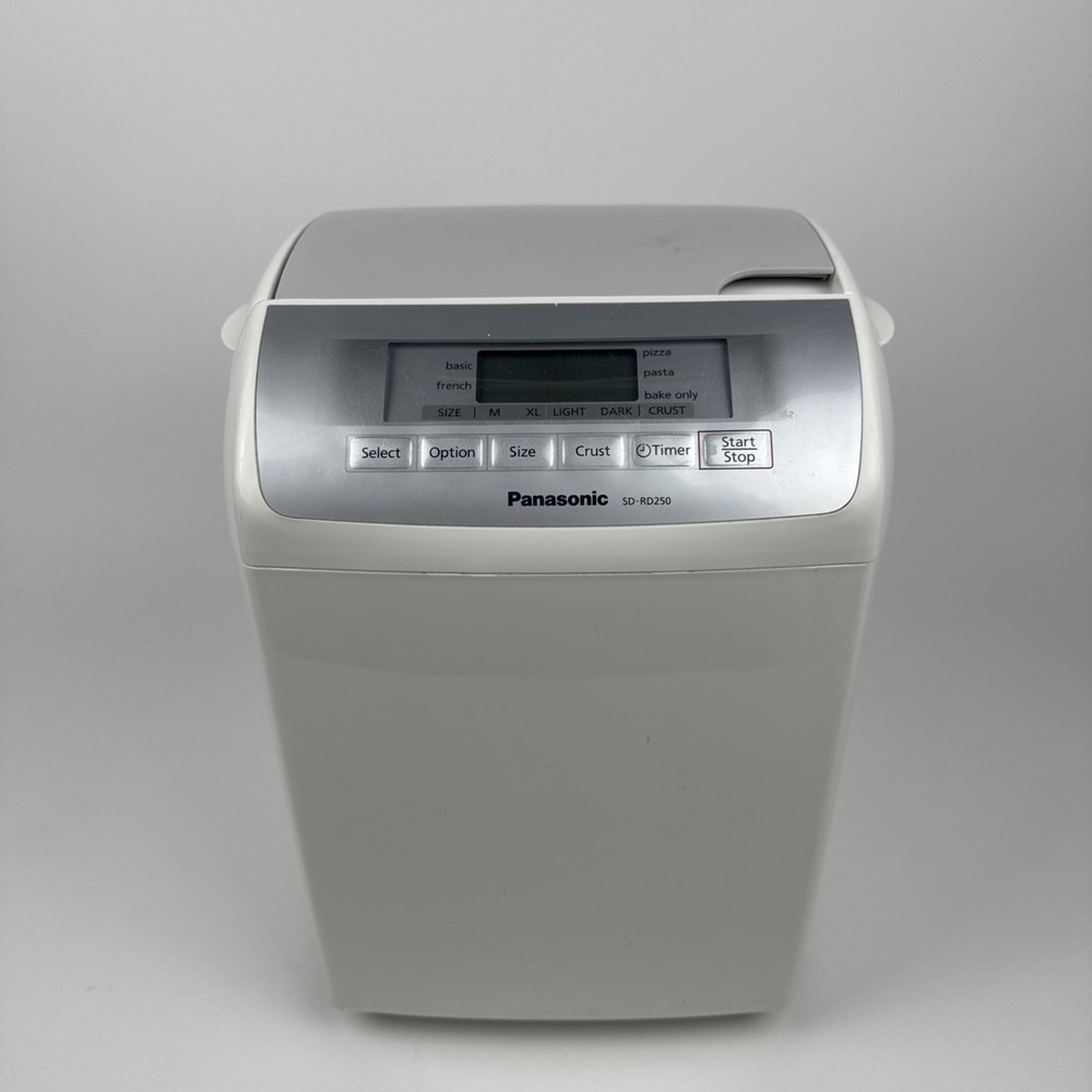 Panasonic SD-RD250 Automatic Bread Maker White w/ Yeast & Raisin Dispenser