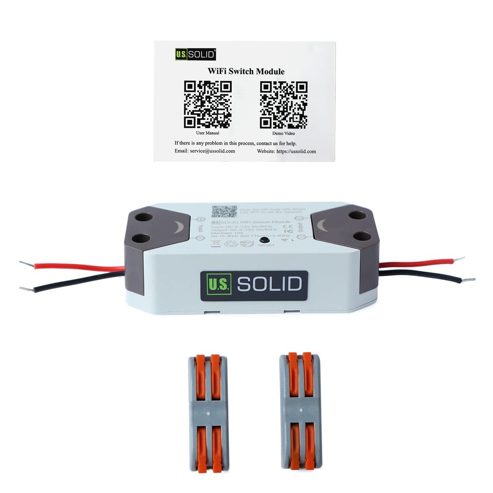 U.S. Solid WiFi Switch Module DC5~12V Wireless Remote Voice Automatic Controller