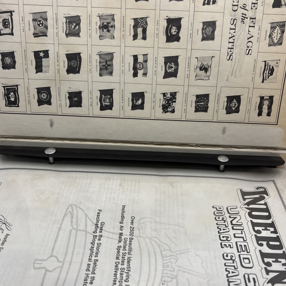 VINTAGE 1990 The Harris Independence United States Postage Stamp Album SEALED