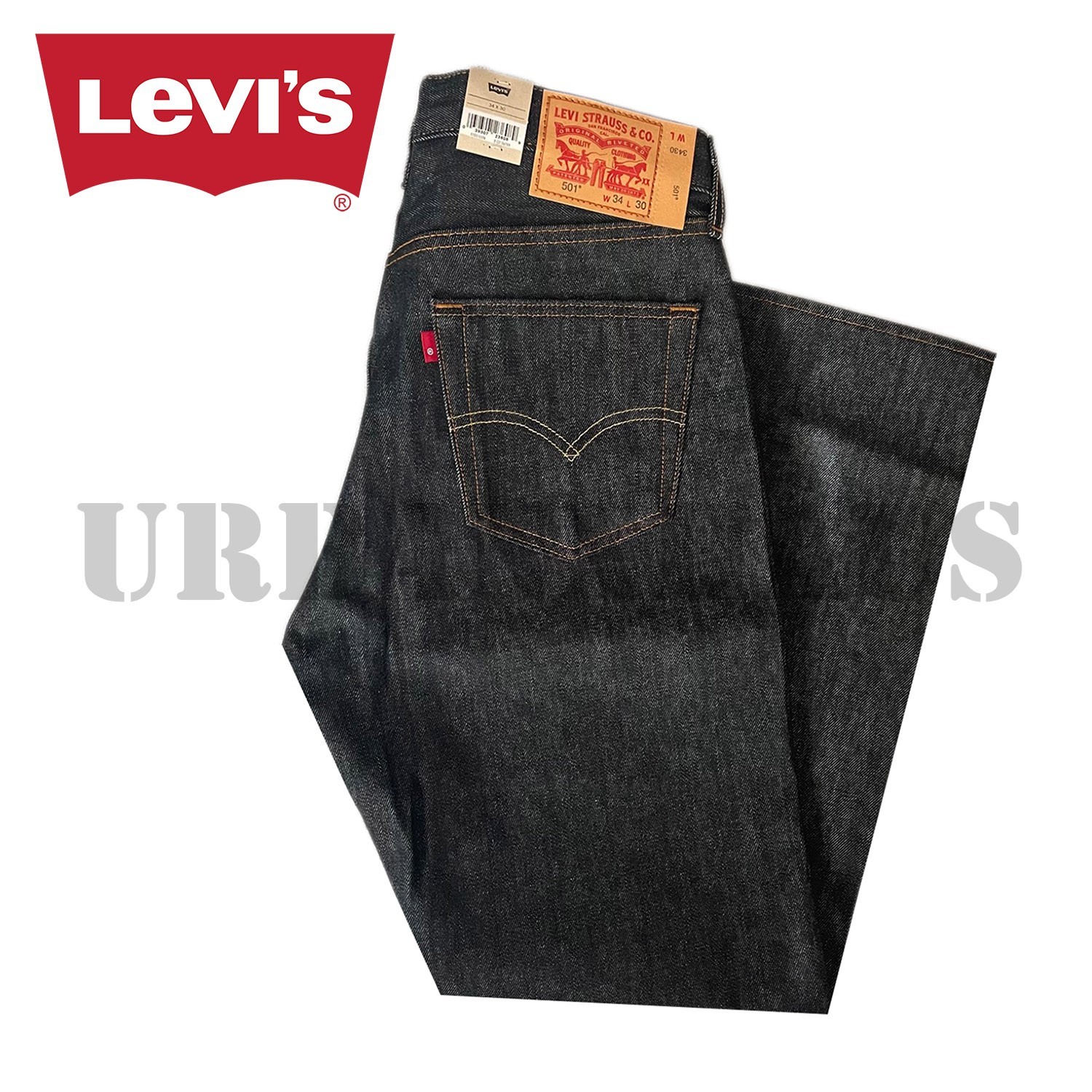 Levi's 501 Original Shrink-To-Fit Men's Straight Leg Denim Jeans (30 to 46)