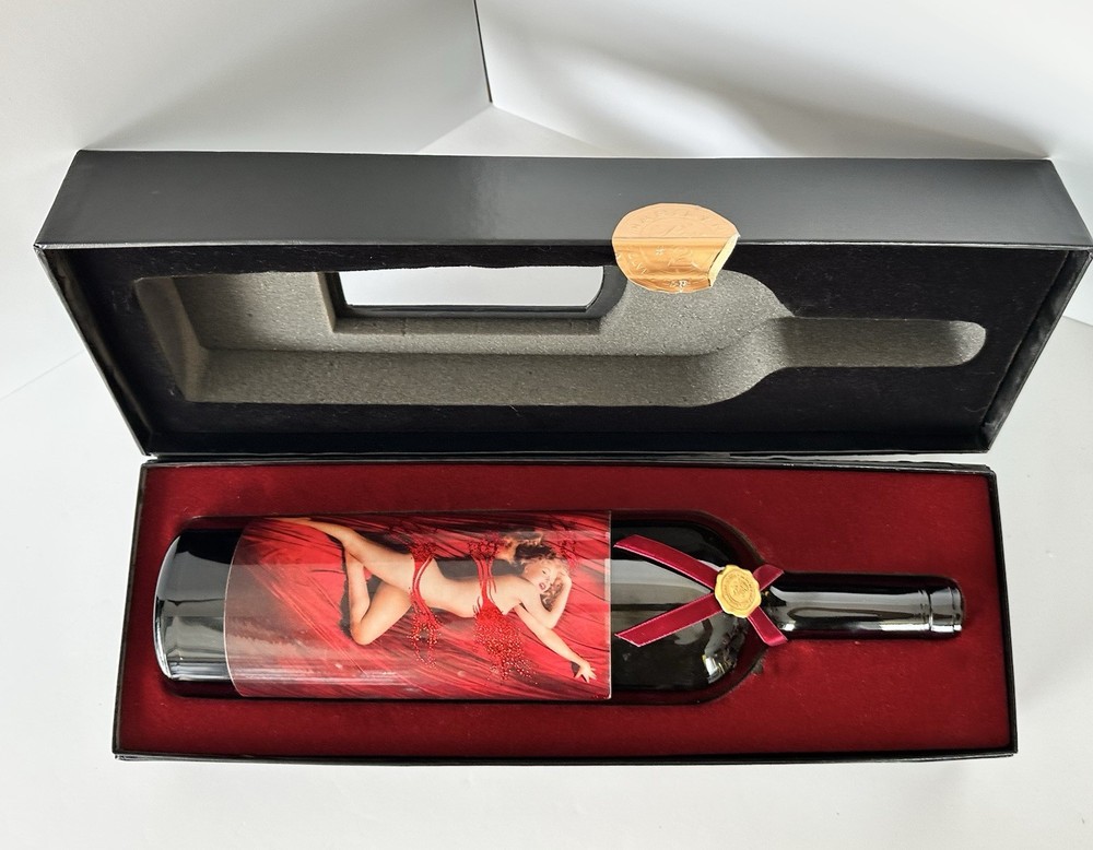 Marilyn Monroe Empty Wine Bottle With Box