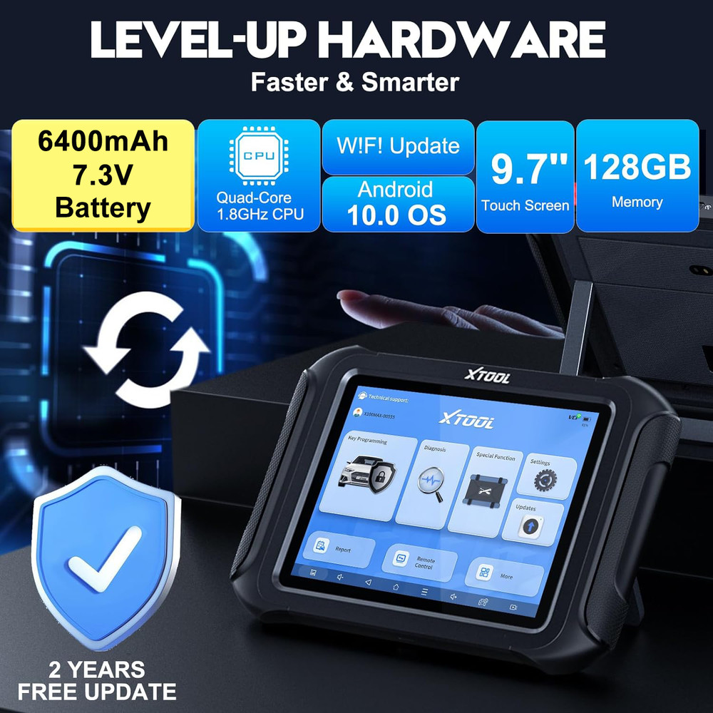 USED XTOOL X100 MAX IMMO Key Programmer Auto Diagnostic Tool Topology Mapping