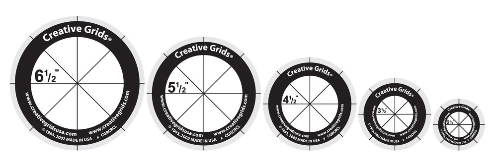 Creative Grids Five Circles Template Sewing and Quilting Ruler