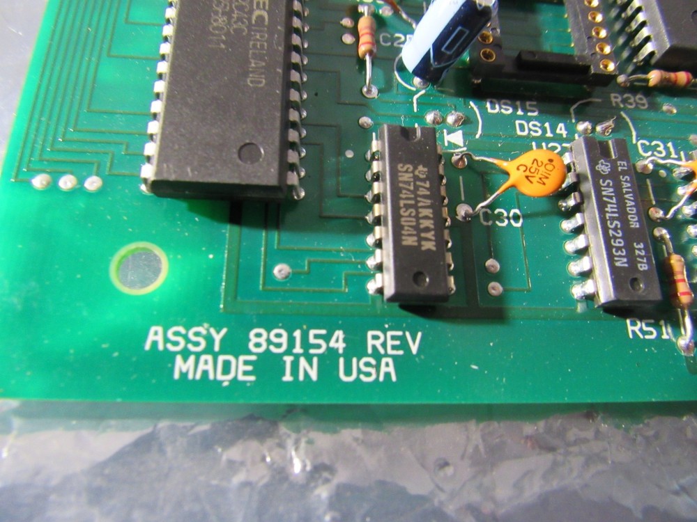 Systron Corp Control Panel Board ASSY 89154 REV