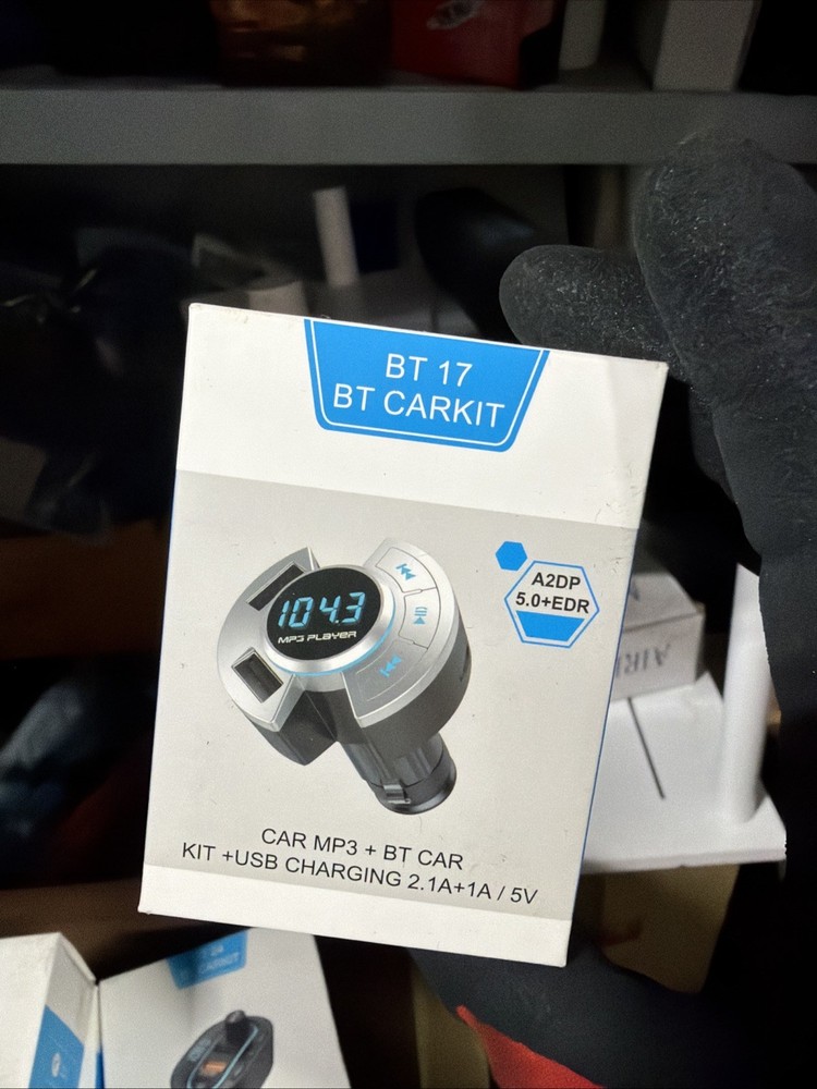 BT17 Bluetooth FM Transmitter for Car, Bluetooth 5.0 Wireless Radio Adaptor Car