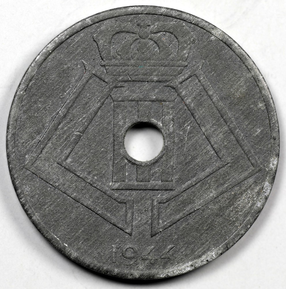 1944 Belgium 25 Centimes