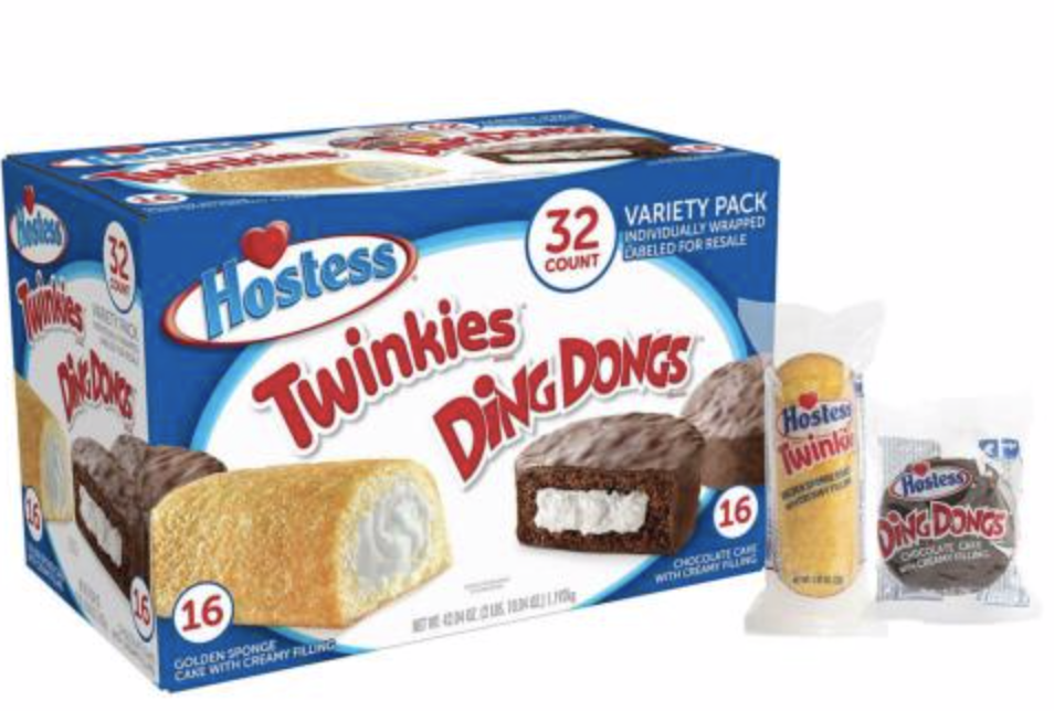 Hostess Twinkies And Ding Dongs Variety Pack 32 CT 42.04 OZ