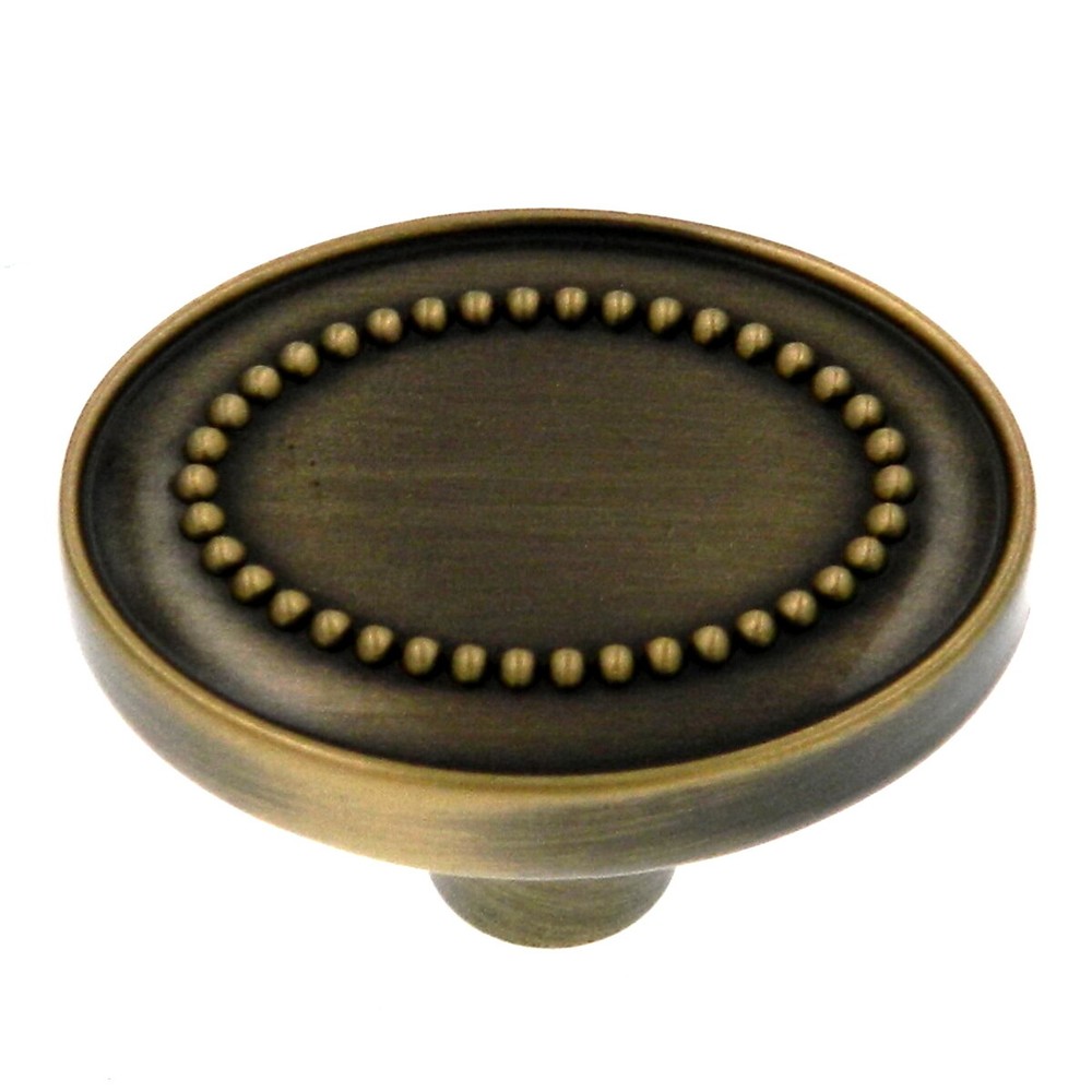 10 Pack BP26133-EB Elegant Brass 1 3/8" Oval Knobs Pulls Amerock Opulence