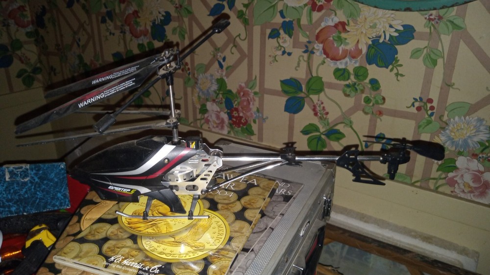 Remote Control Eipiditep 5 Gyro Helicopter (No Remote) Vg Condition